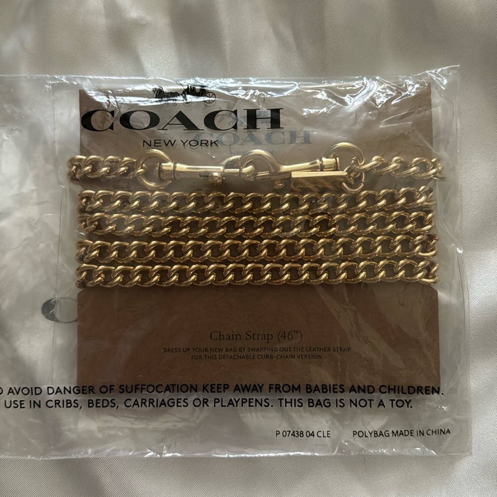 Coach Chain Strap